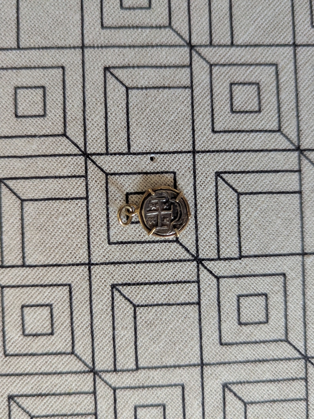Vintage Two-Tone Atocha Pendant